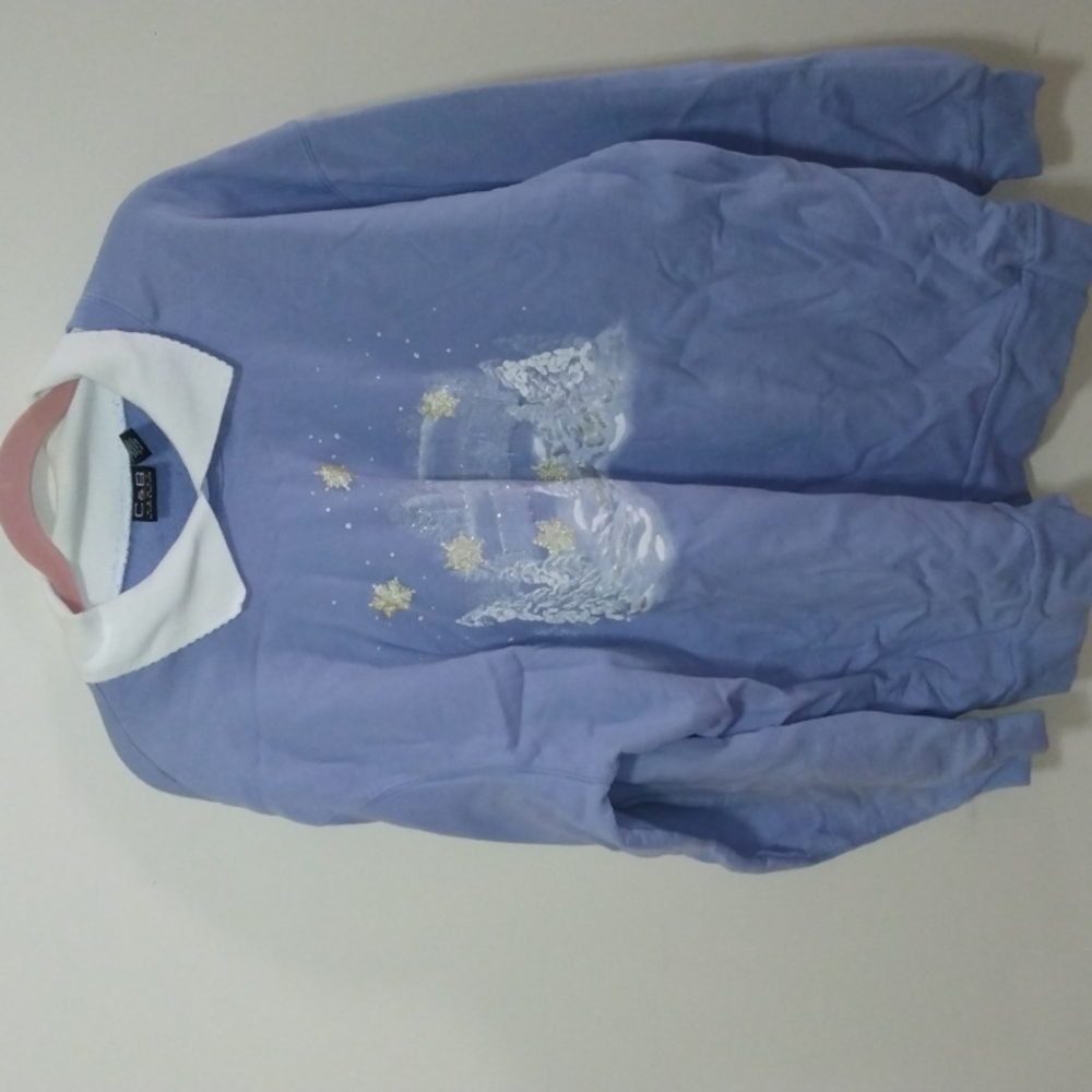 C & B CHRISTMAS SWEATERSHIRT SIZE 3X